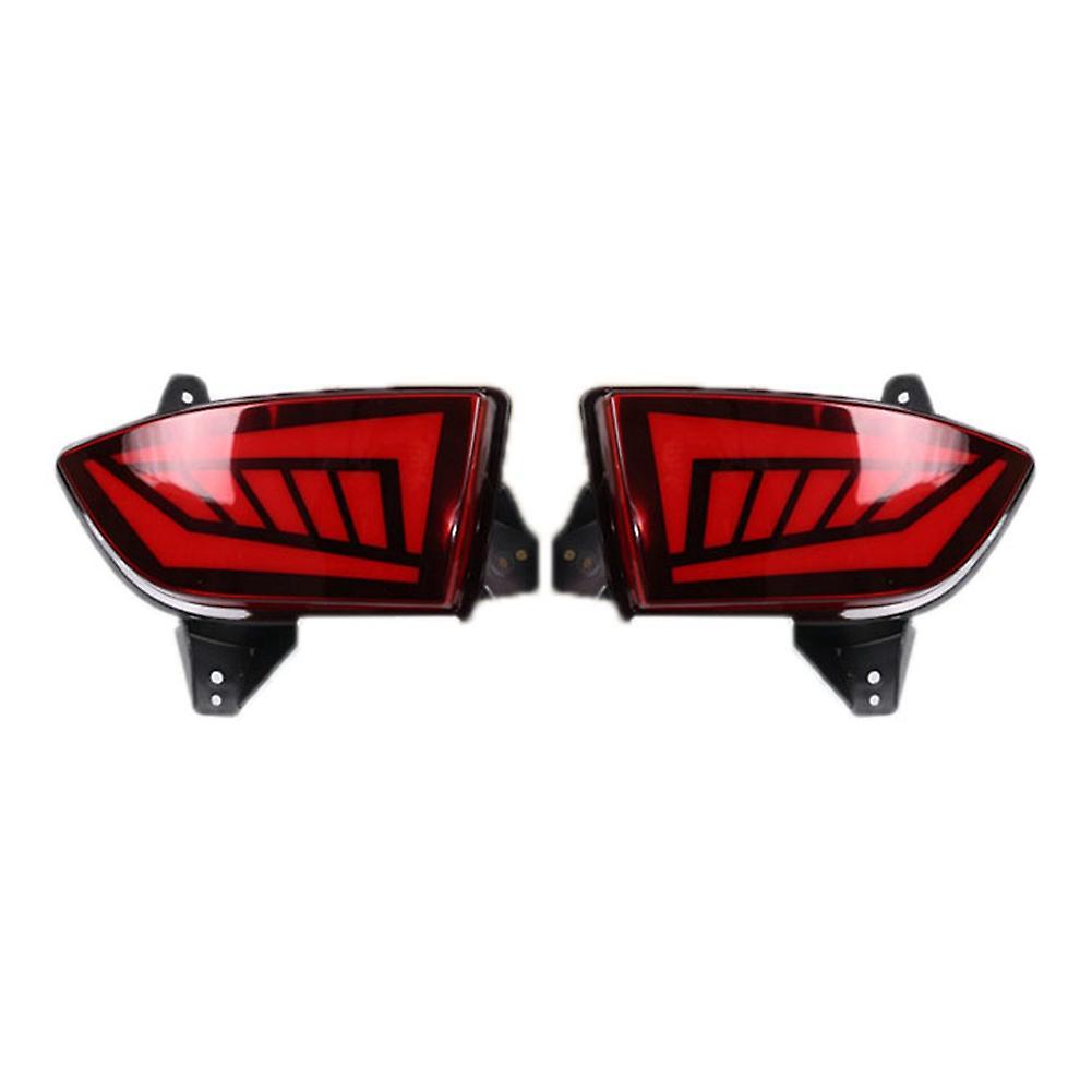 1 Pair Led Rear Bumper Light Tail Turn Signal Warning Reflector Lamp