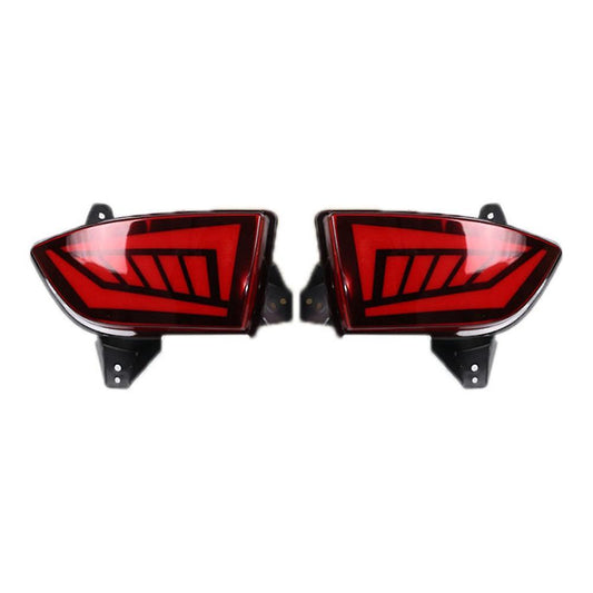 1 Pair Led Rear Bumper Light Tail Turn Signal Warning Reflector Lamp