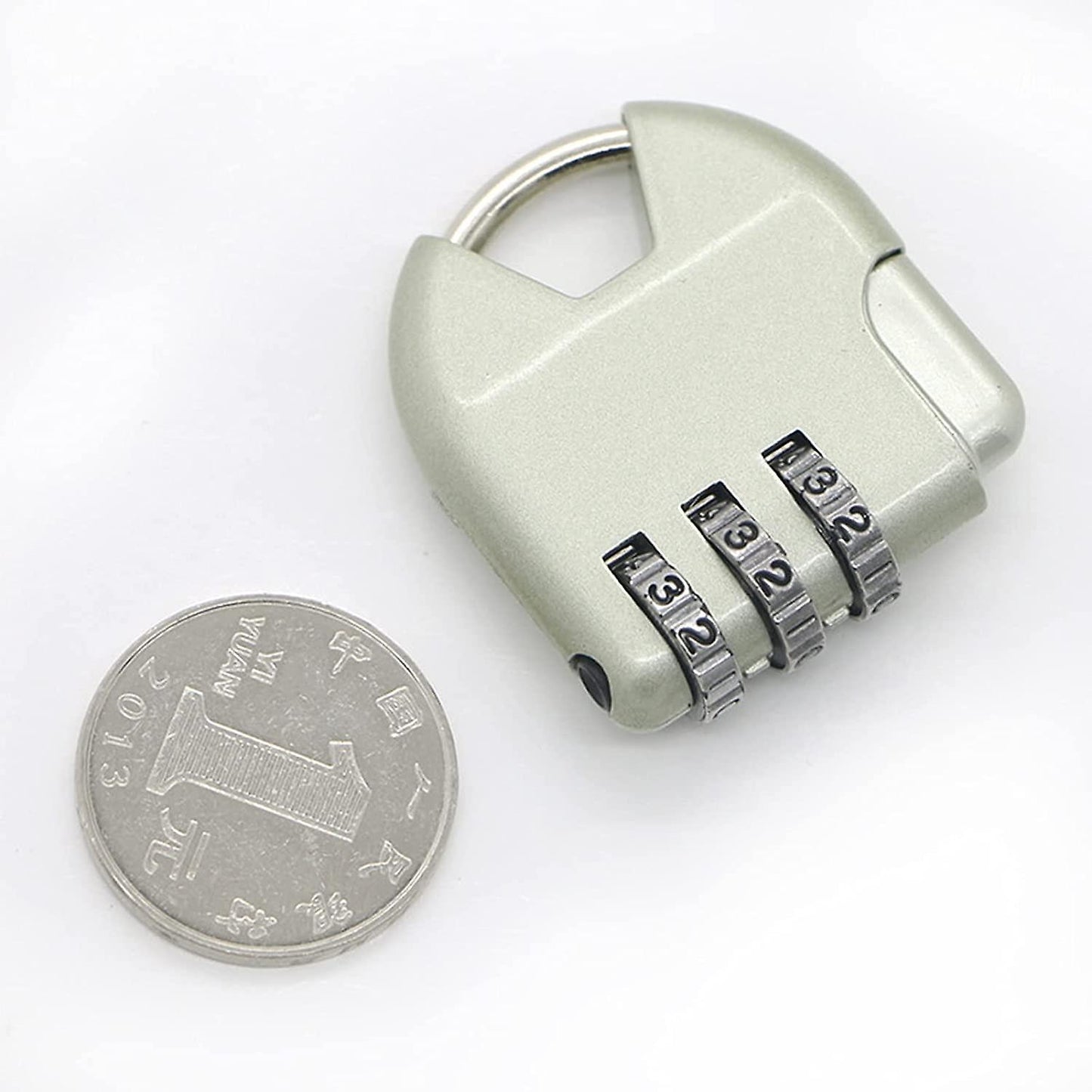 5 Pcs Mini 3 Digit Security Padlock for Backpack Drawer Hasp Locker