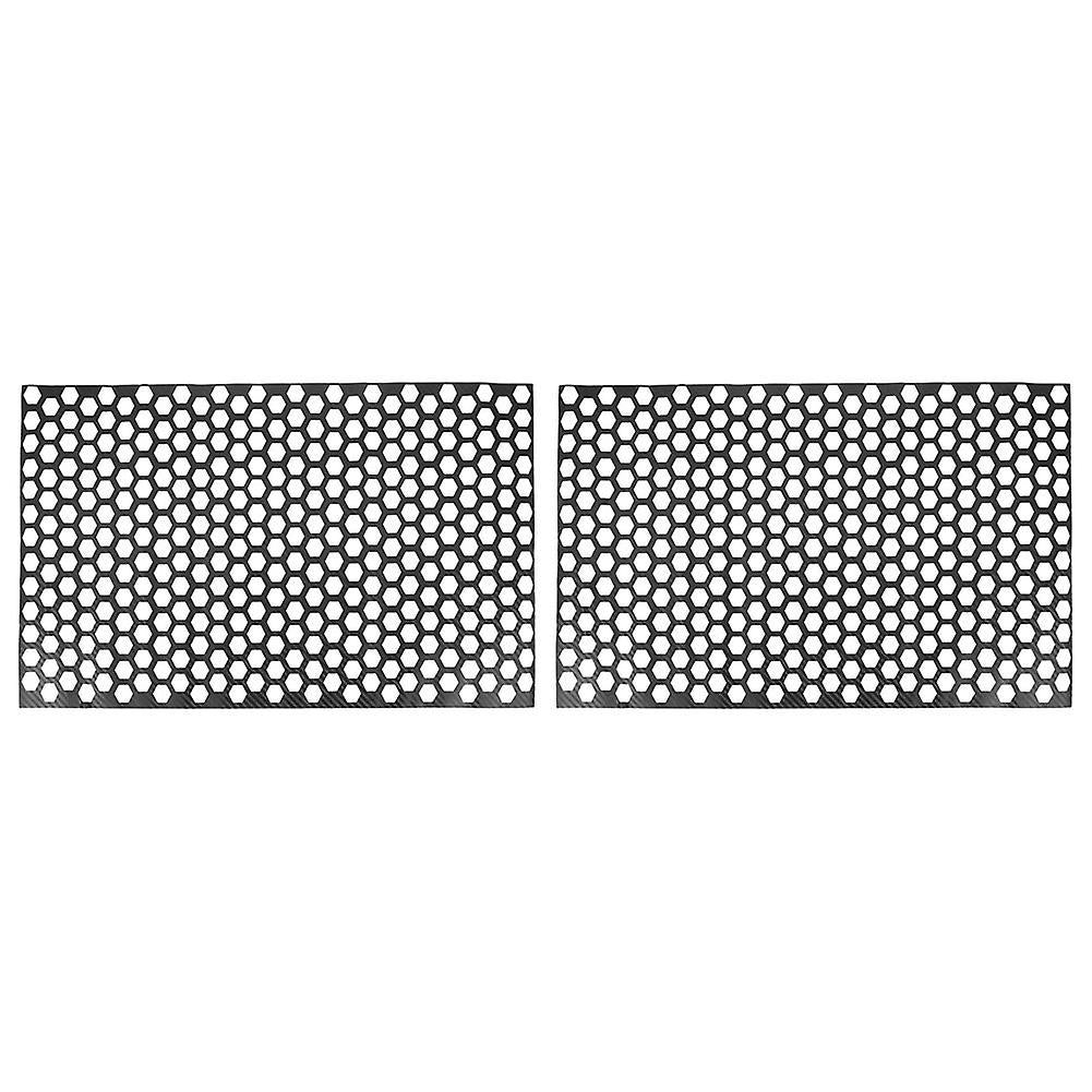 Car Rear Tail Light Lamp Stickers Decal Carbon Fiber Style 48 X 30cm