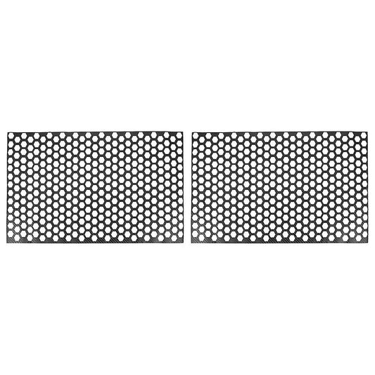 Car Rear Tail Light Lamp Stickers Decal Carbon Fiber Style 48 X 30cm