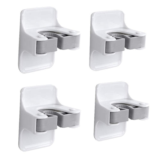 Broom Holder,for Home, Kitchen, Garden, Garage Storage Systems, 4 Pcs