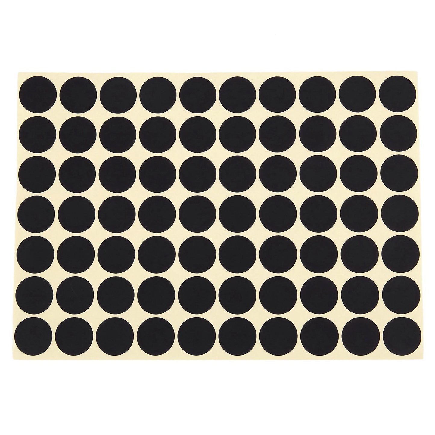 19mm Circles Round Code Stickers Self Adhesive Sticky Labels Black