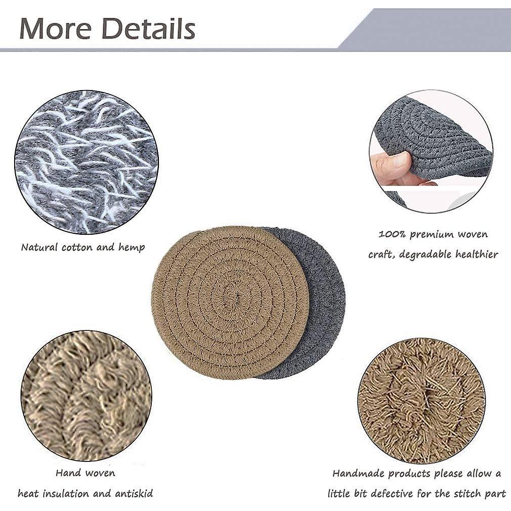Drink Coasters with Holder, for Tabletop Protection Thicker