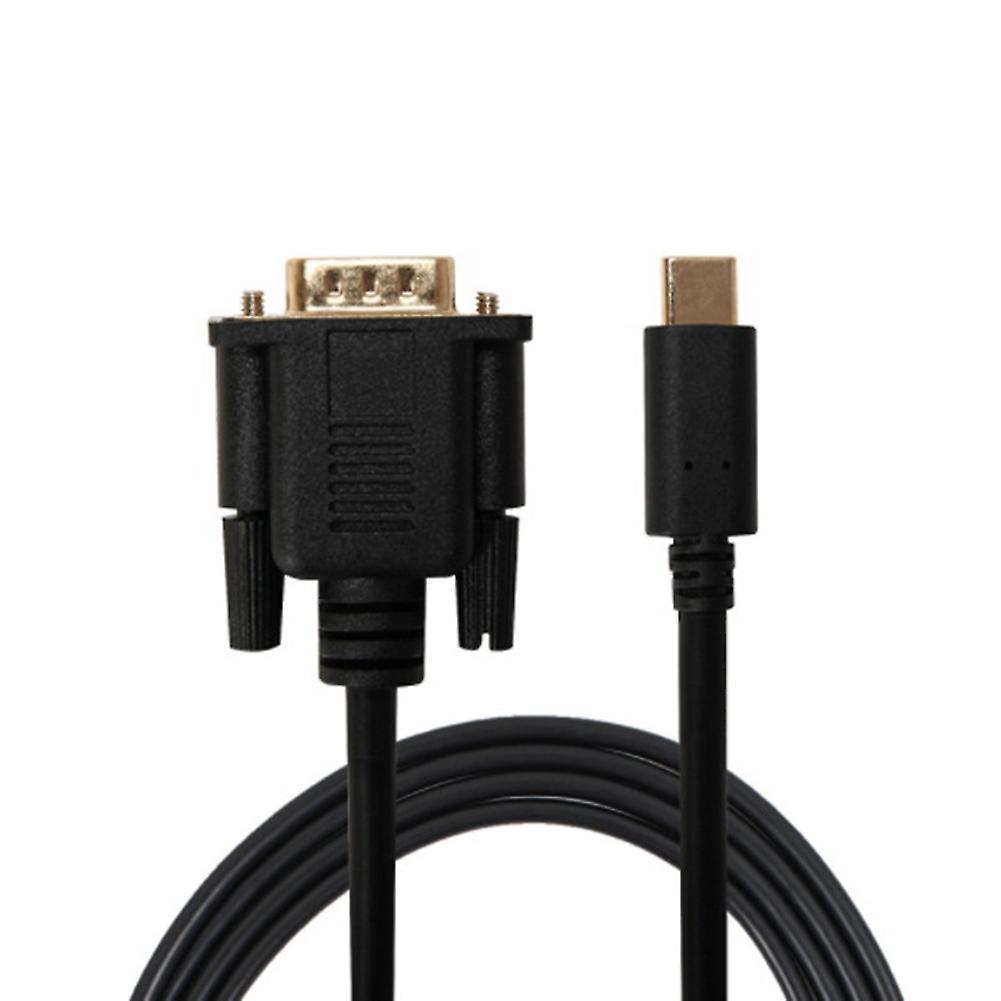 1.8m 1080p Type-c to Vga Data Cable for Laptop External Projector