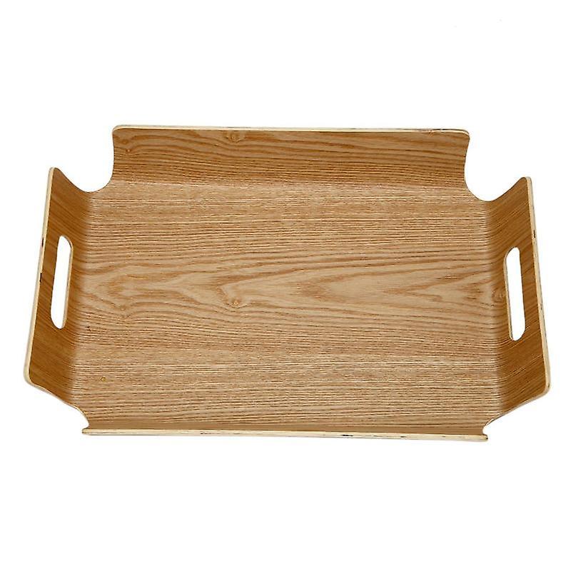 3x Luxury Desk Table Bamboo In Bed Bread Wooden Tray with Handles