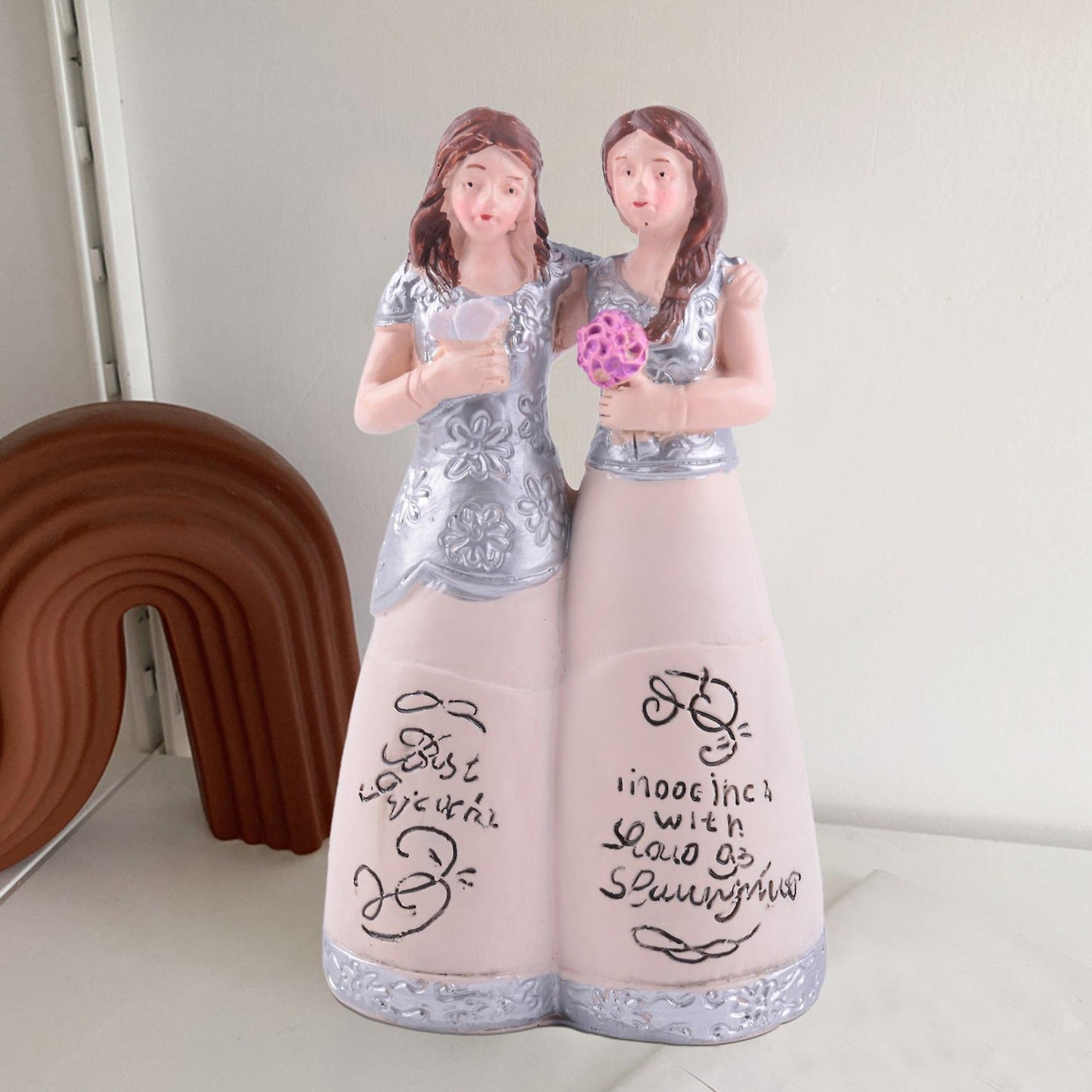 Resin Desktop Art Ornament Home Decorative Statue-a