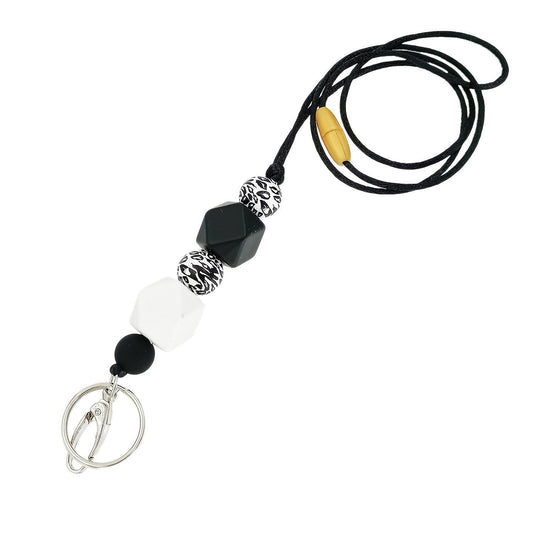 Badge Lanyard Separated Id Key Lanyard for Teachers Nurses Staff-a