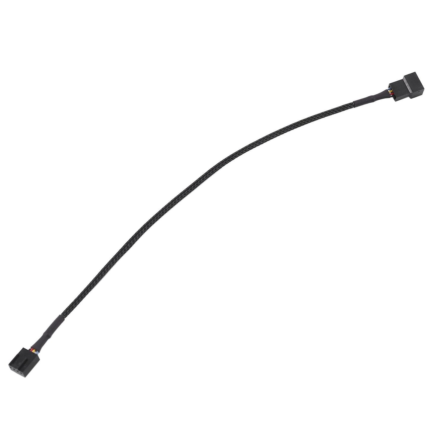 10pcs 4 Pin Pwm Fan Extension Power Cable Connector Case