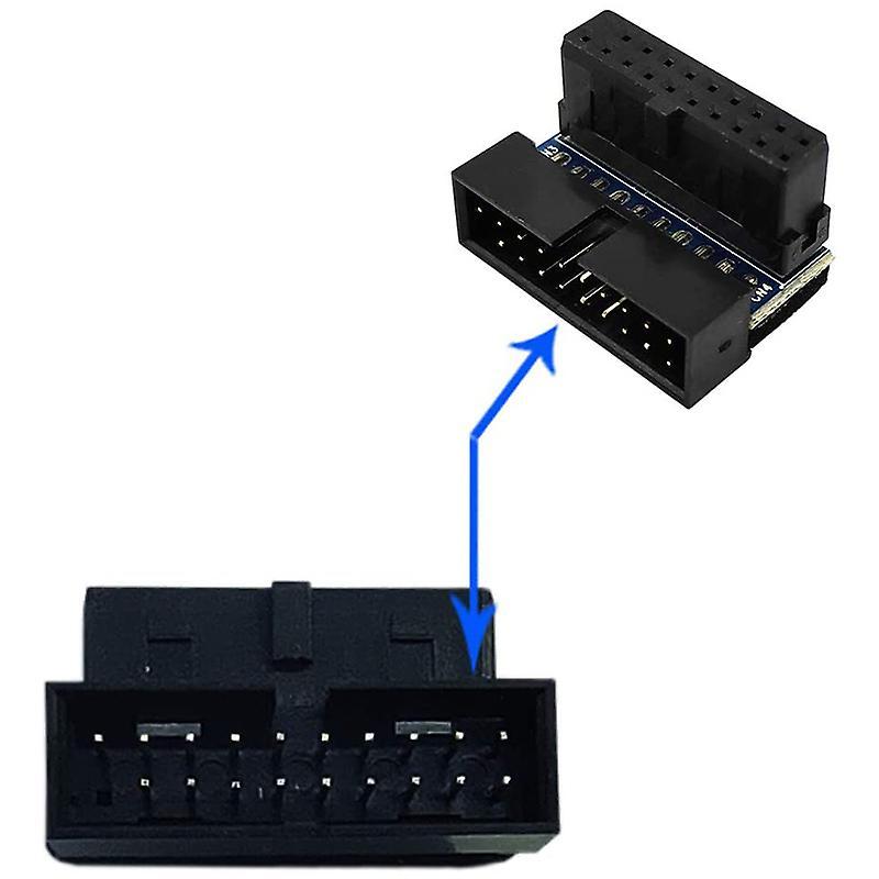 2 Pcs 90 Degree Right Angle Power Board for Motherboard (up Angled)