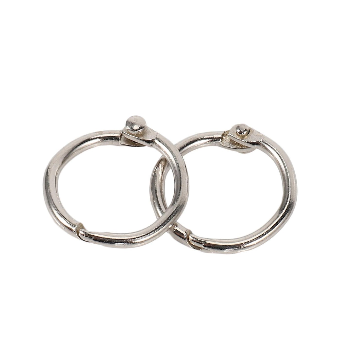 100pcs 19mm Loose Leaf Binder Rings for Scrapbook/album/craft