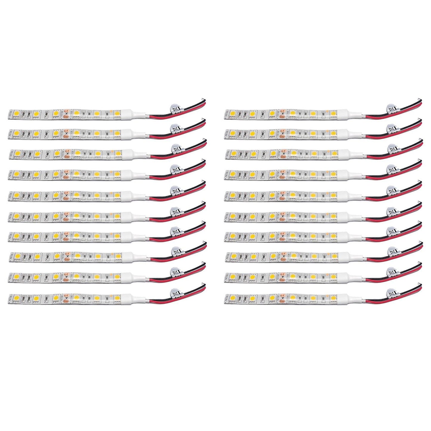 10pcs 10cm Waterproof Warm White 5050 Led Strip Lights Dc 12v Caravan