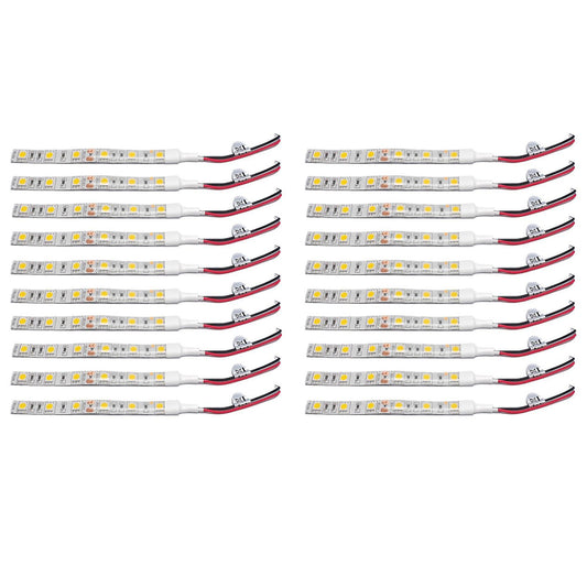 10pcs 10cm Waterproof Warm White 5050 Led Strip Lights Dc 12v Caravan