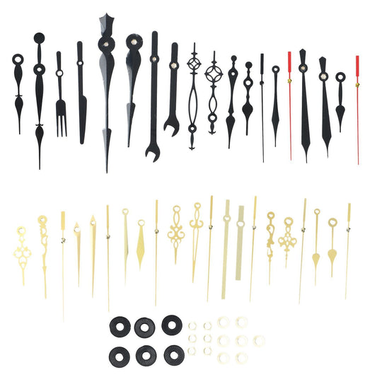 1set Diy Clock Hands Metal Aluminum Material Quartz Clock Accessory