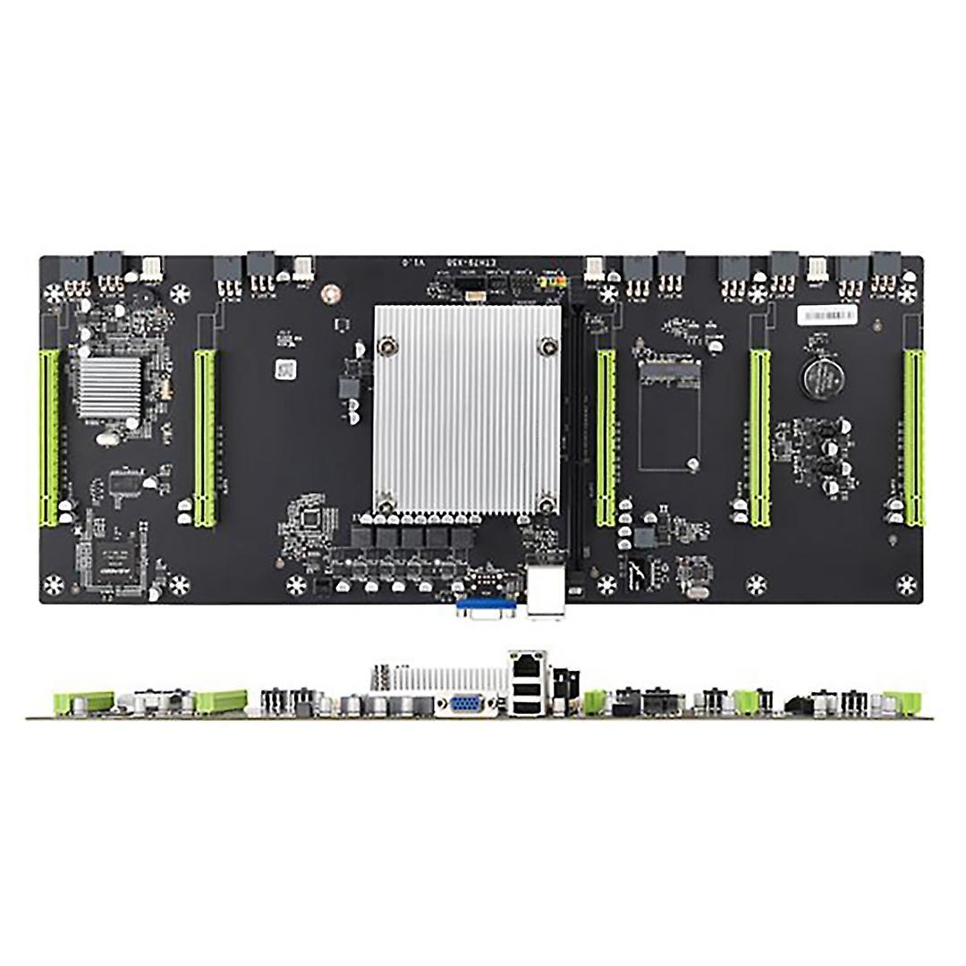 Mining Motherboard with 2620 Cpu+5 X Graphics Virtual Display Adapter