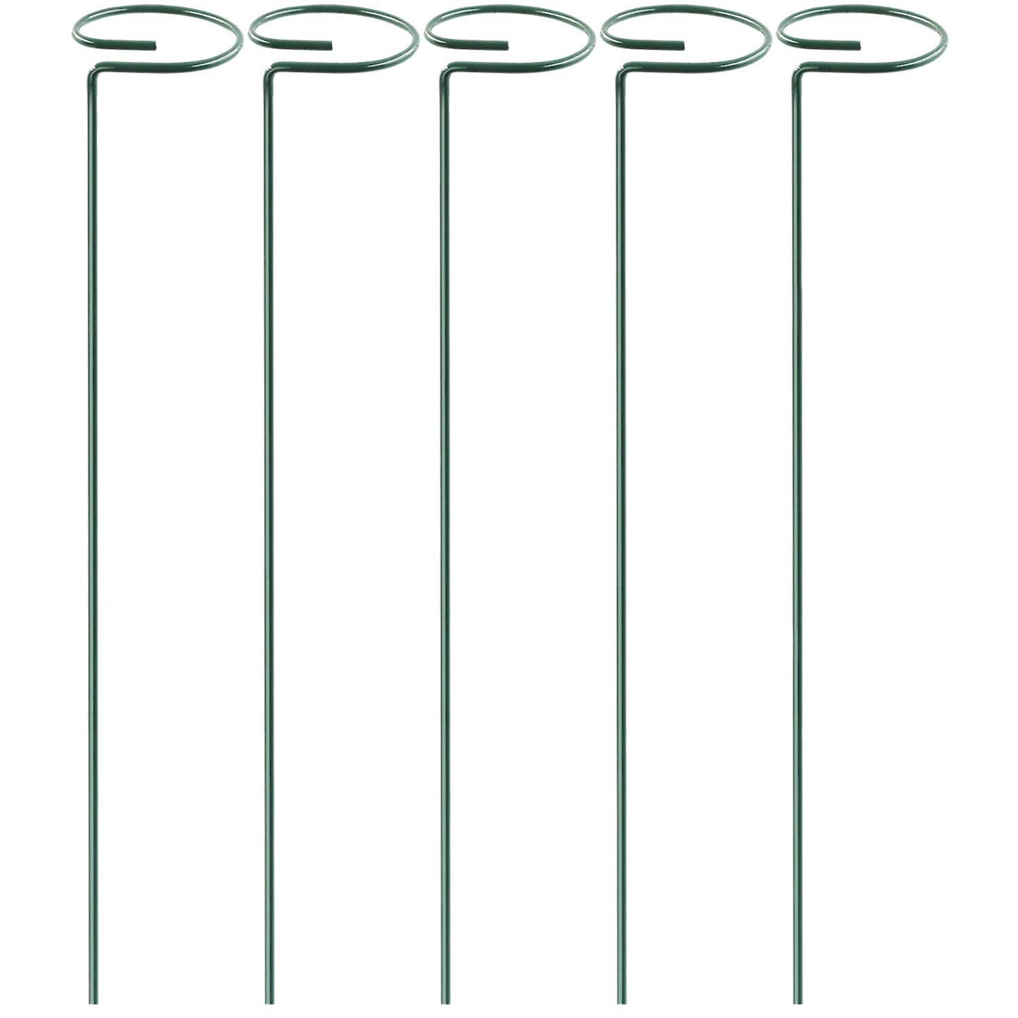 5 Pack Garden Plant Support Stakes Single Stem Support Stake