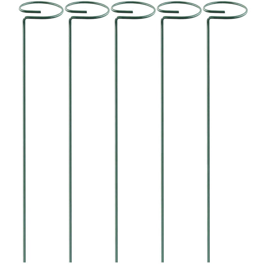 5 Pack Garden Plant Support Stakes Single Stem Support Stake