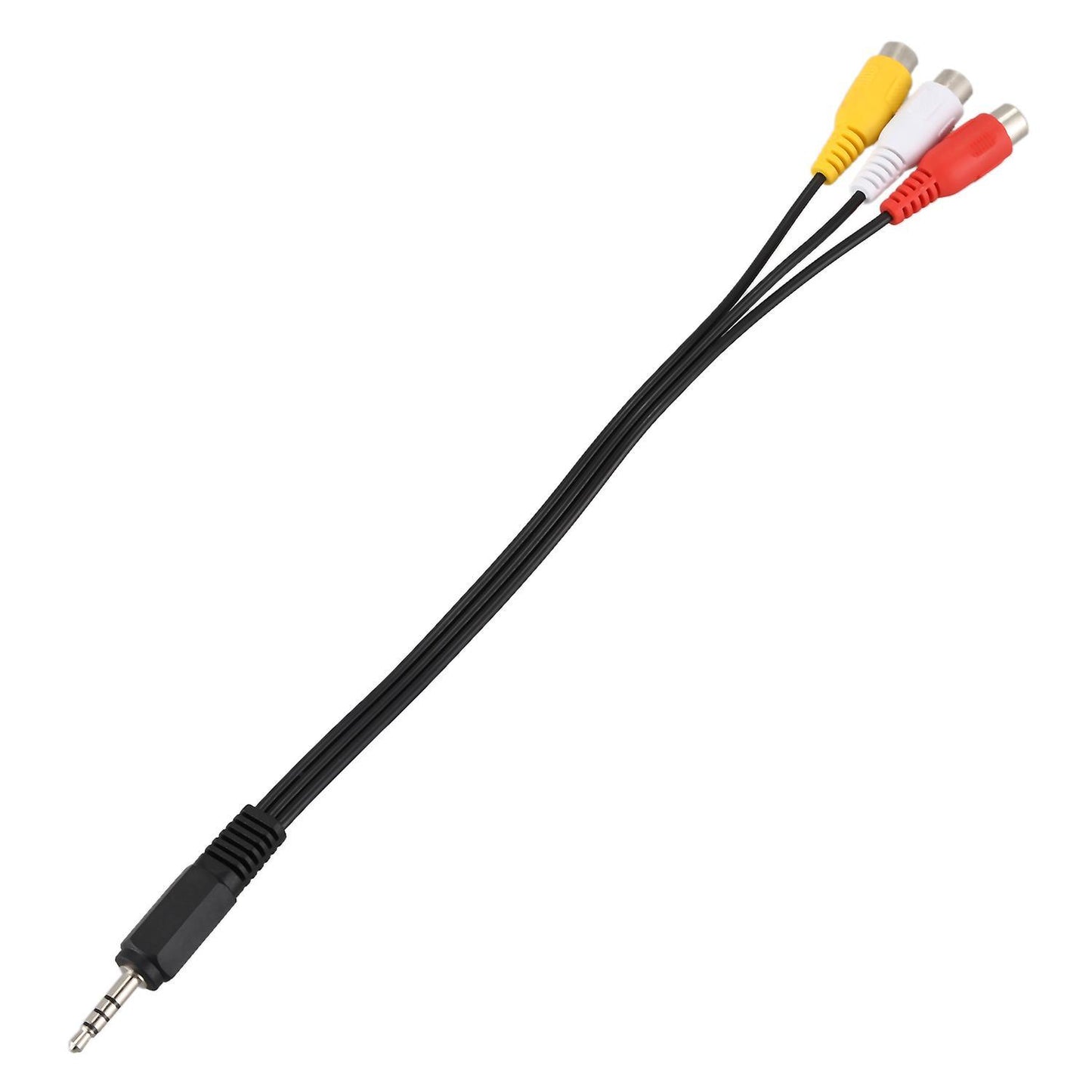 3.5mm Male Plug to 3 Rca Female Audio Video Av Cable 22cm
