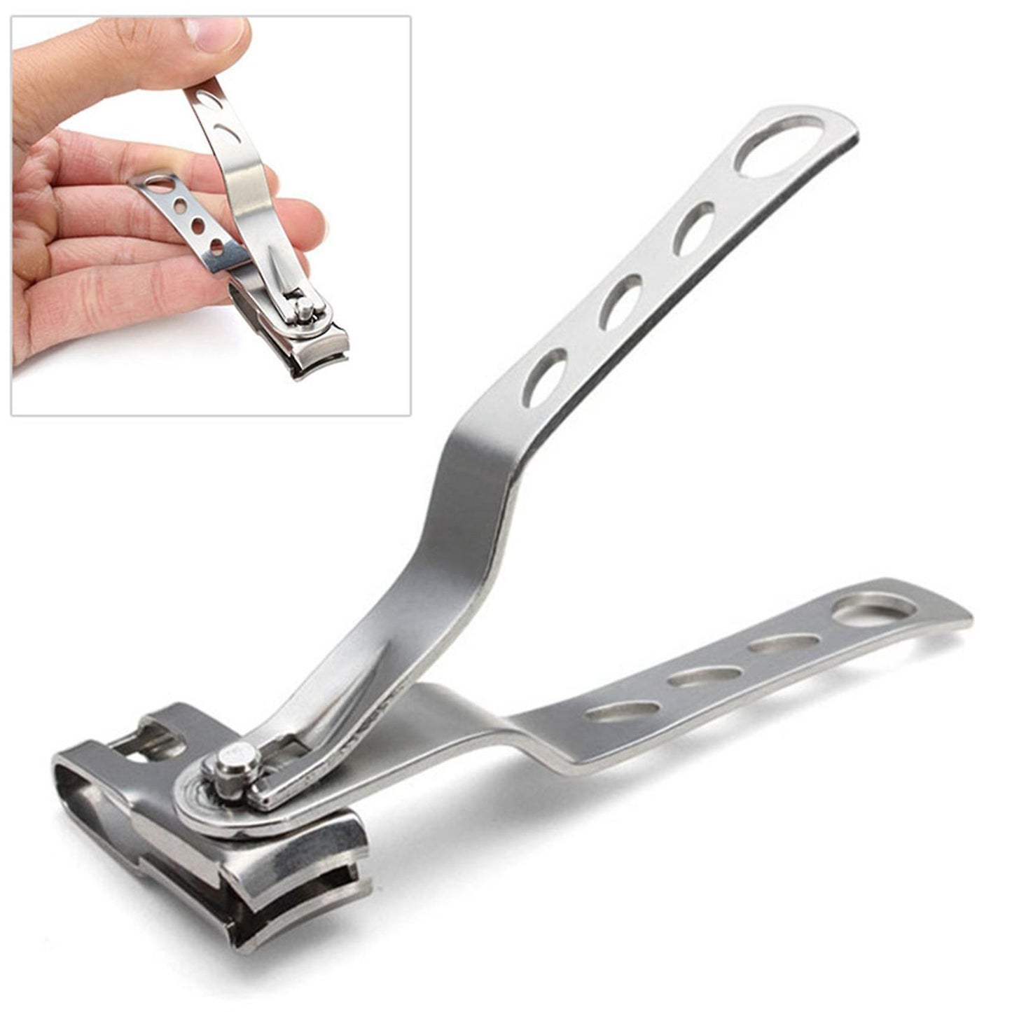 3x Stainless Steel Nail Trimmer Manicure Nail Art Toes Clippers Tools