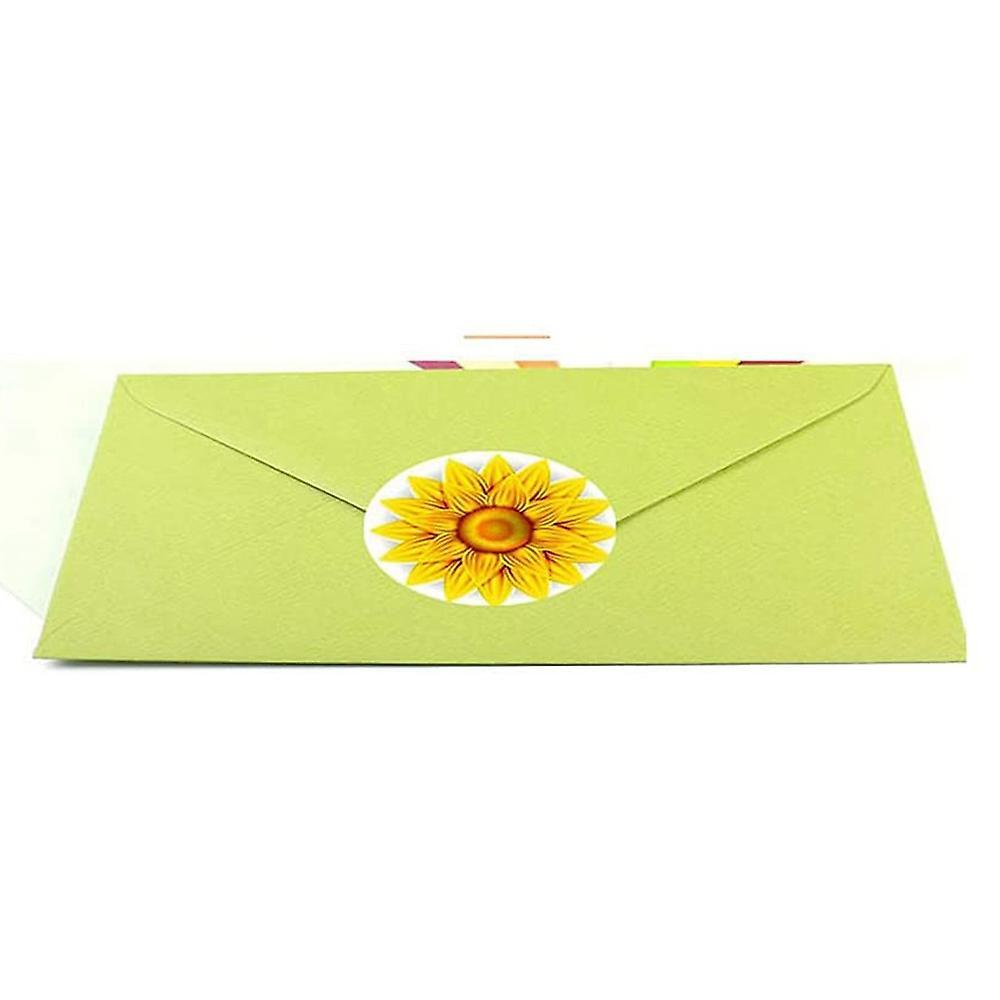 Sunflower Stickers, 1 Inch Self Sticker for Thanksgiving 8 Designs