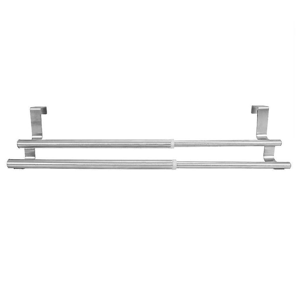 Retractable Towel Rack Towel Bar for Bathroom Supply(40cm Double Bar)