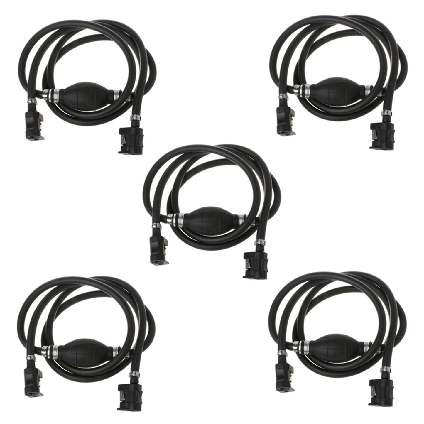 Fuel Line Hose Outboard Boat Engine Petrol Tank Connectors Kit