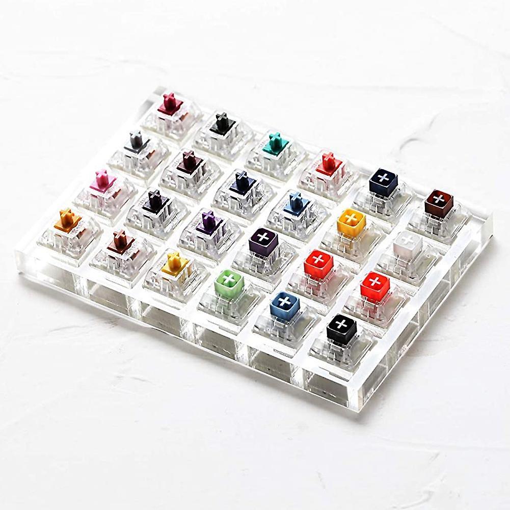 Acrylic Switch Tester for Cherry Mx Switches for Gateron Zealio(4x6)