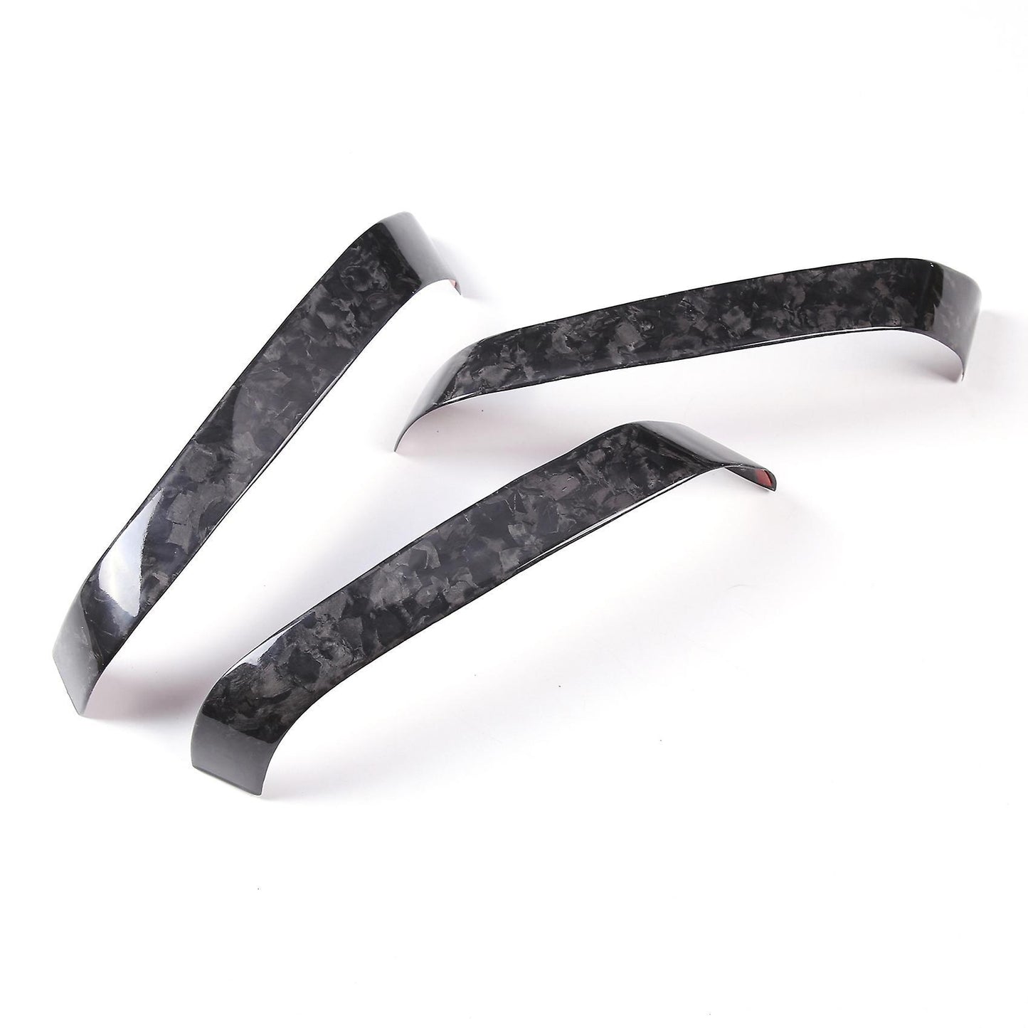 Real Carbon Fiber Car Inner Door Handle Trim Cover Car Styling
