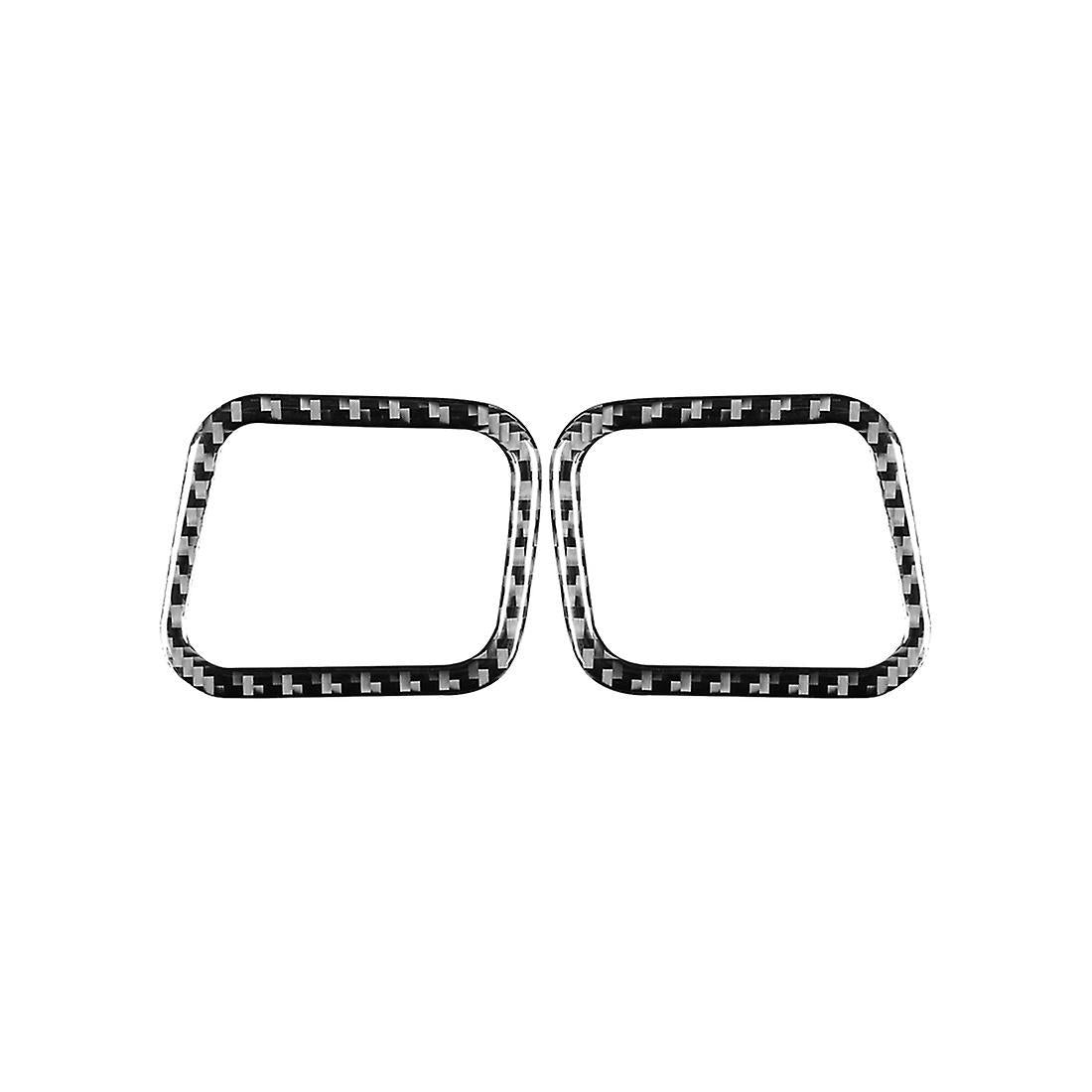 For Toyota Highlander 15-21 Carbon Fiber Air Vent Outlet Frame Cover