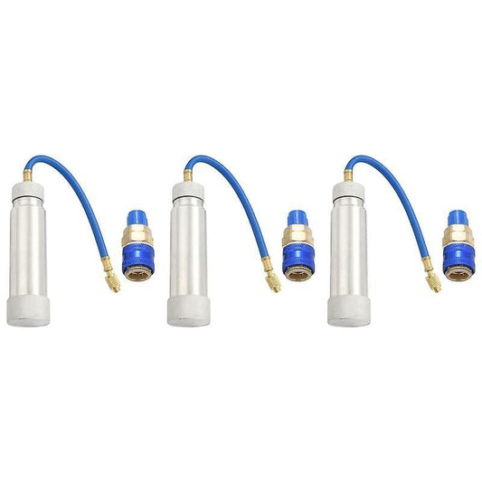 3x Oil & Dye 1/4 Inch Sae R134a 2oz Filling Tube Injection Tool