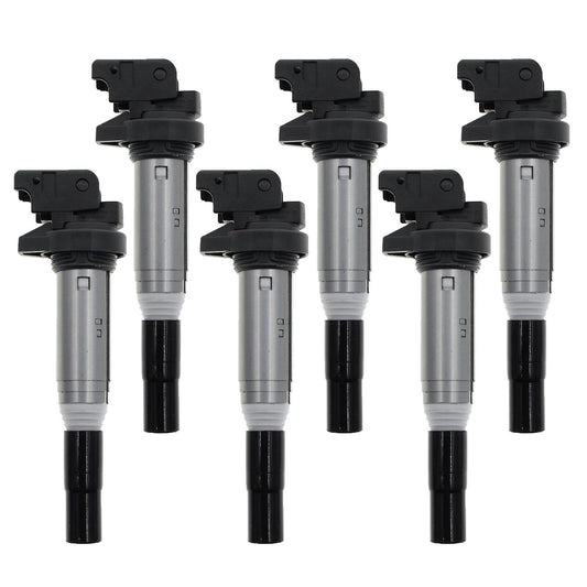 6pcs Ignition Coils 12138616153 for Bmw E82 F30 E90 E92 330xi X1 X3