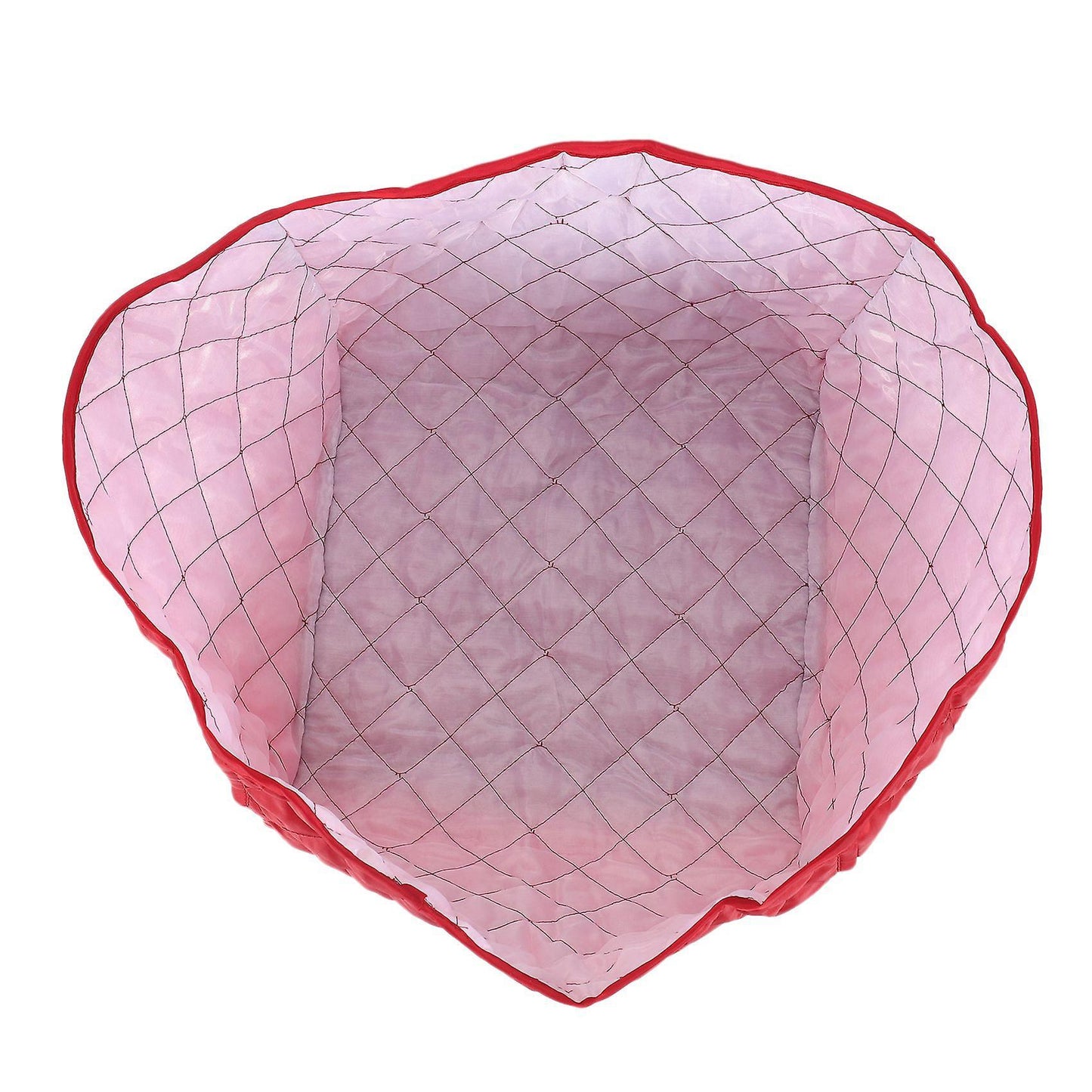 Polyester Quilted Four Slice Toaster Appliance Dust-proof Cover (red)