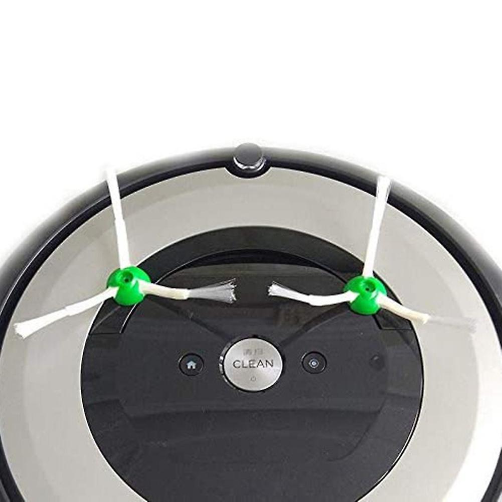 2 Pcs Green Side Brushes for Irobot Roomba I7 E5 E6 Vacuum Cleaner