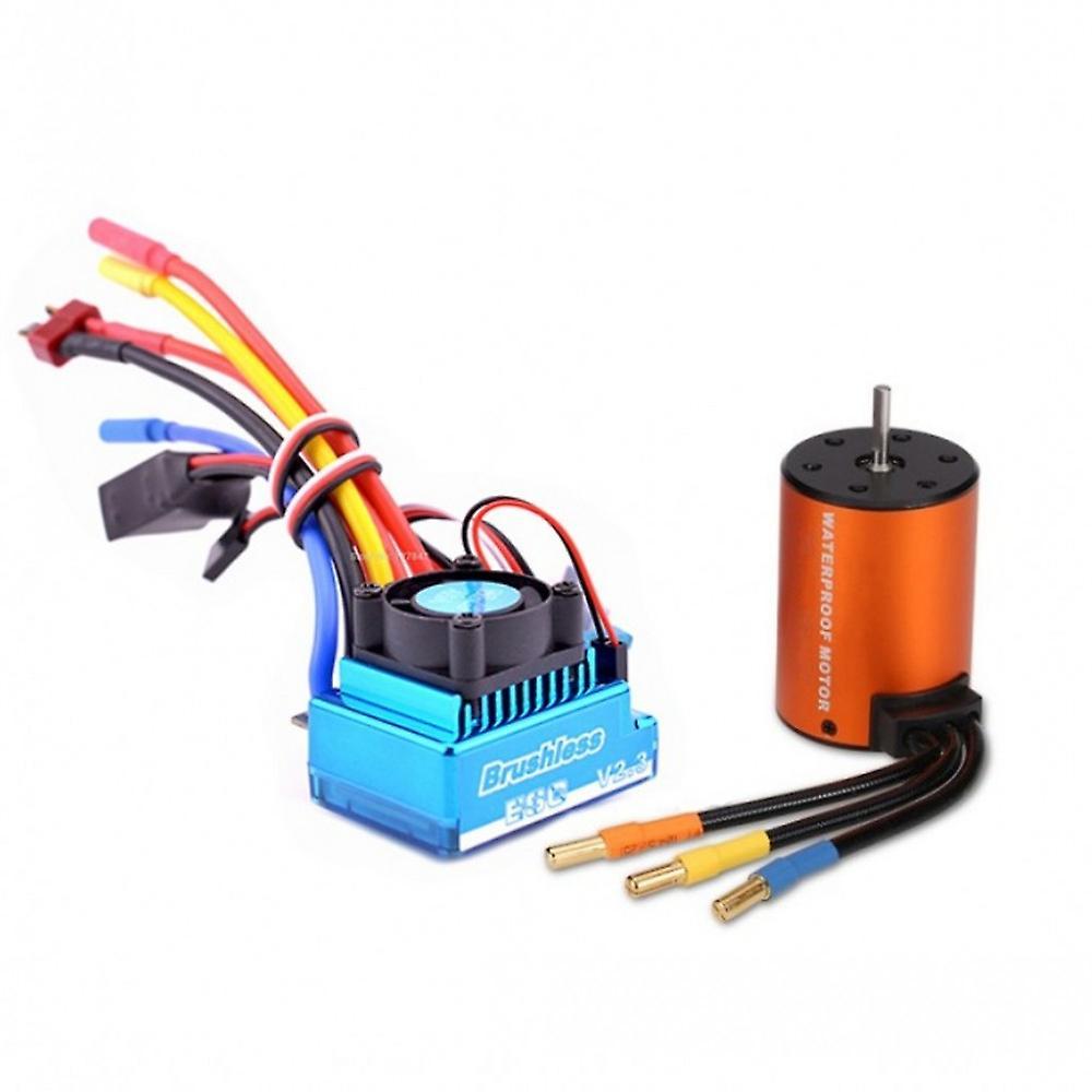 Brushless Kit Motor Esc Servo Set for Wltoys 12428 12423 Fy-03 Rc Car