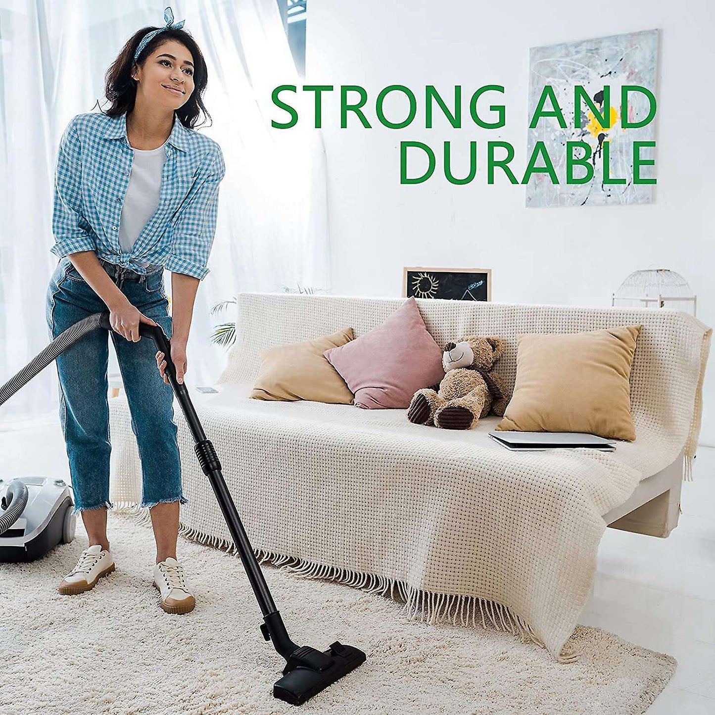 1.25 Inch Vacuum Extension Wand Tubes Extend to 17.7 Inch Long 4 Pcs