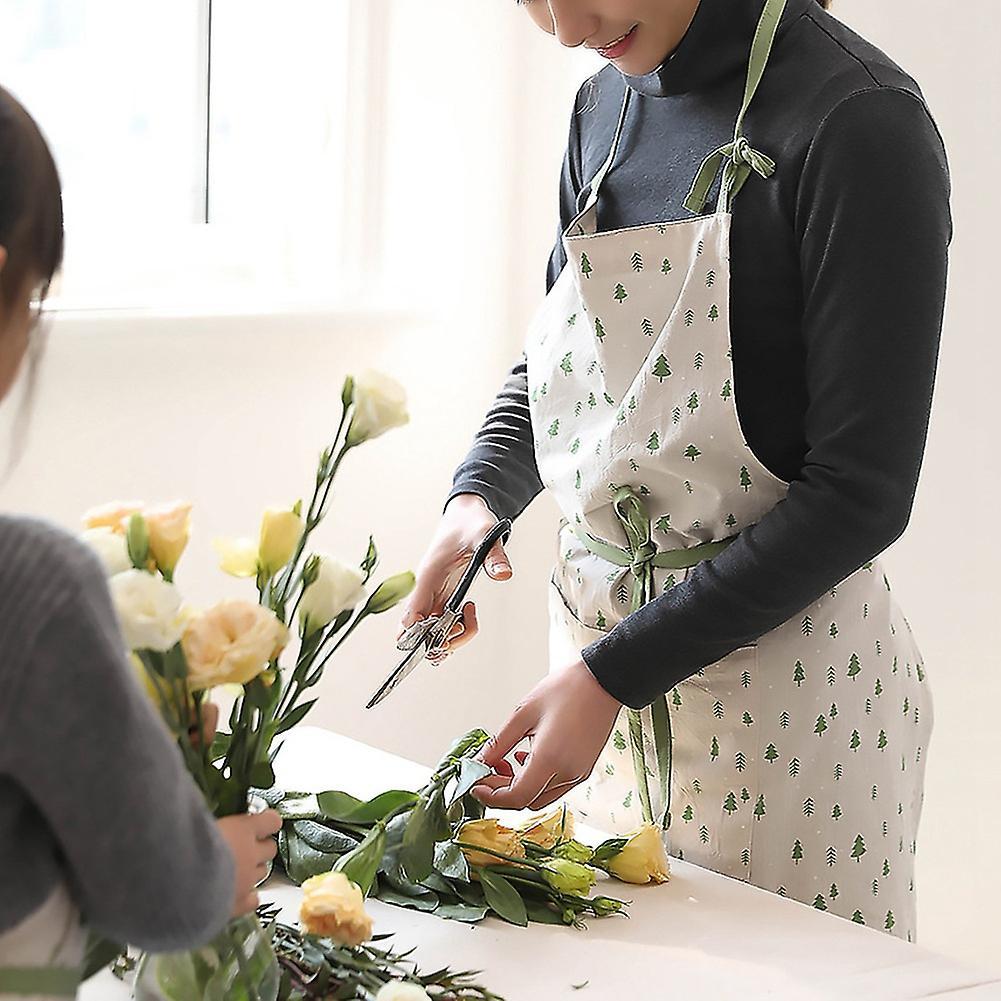 1 Piece Cotton Adjustable Adult Kitchen Apron Cherry Print Apron