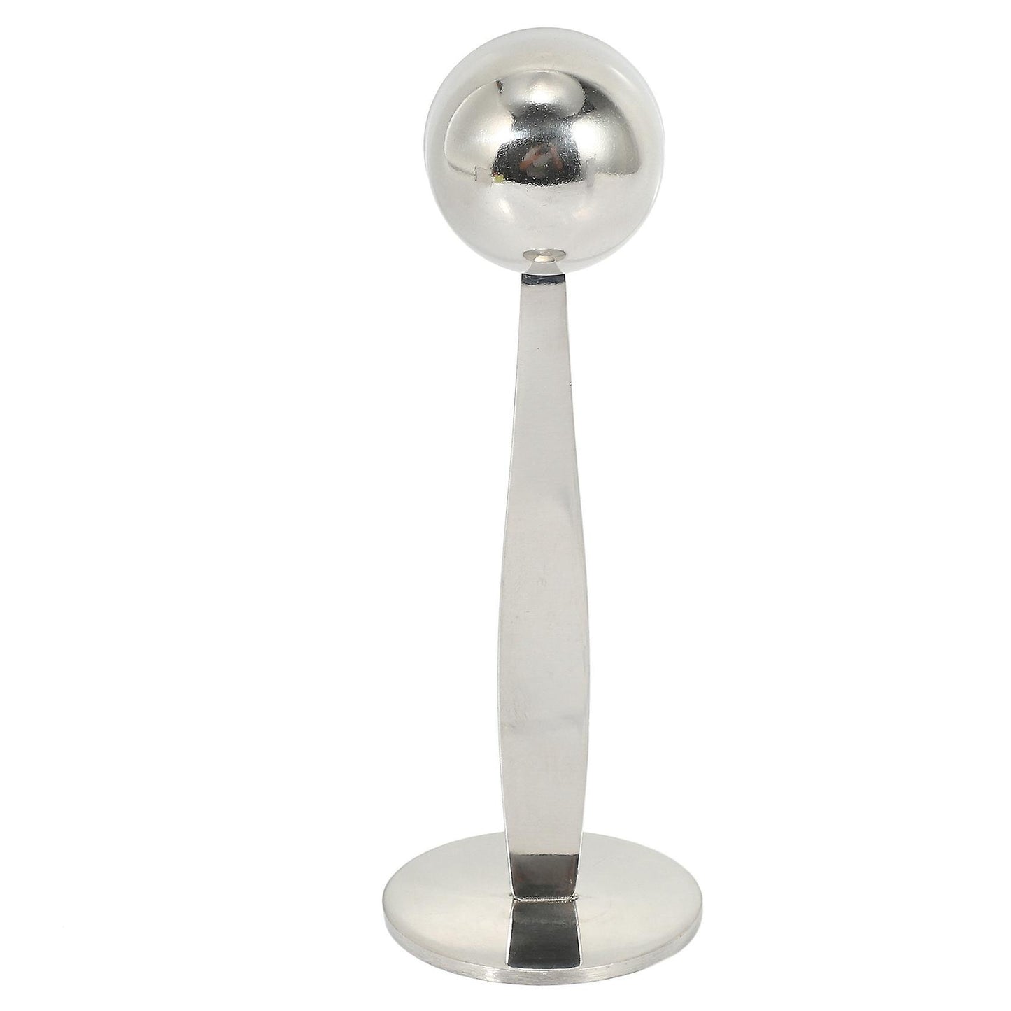 Espresso Stand Coffee Measure Tamper Spoon Stainless Steel Silver