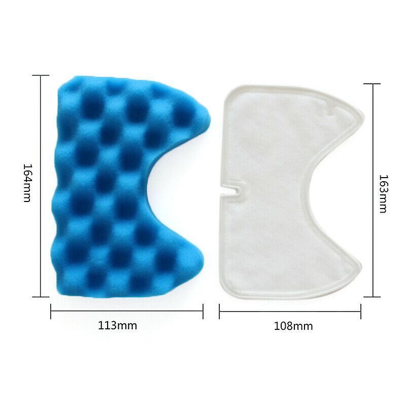 3 Sets Sponge +1pcs Filter for Samsung Dj97-00492a Sc6520 Replacement