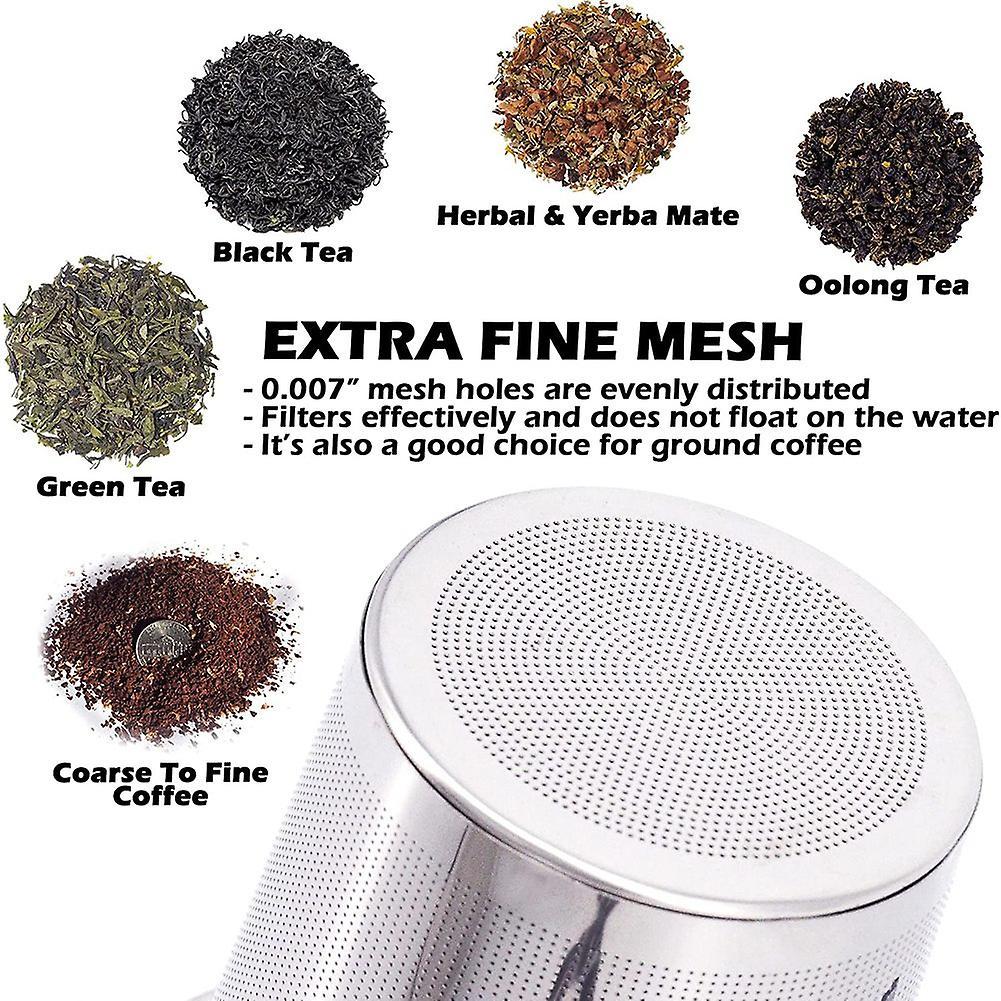 Tea Strainer, Loose Tea Brewer, Ultra-fine Mesh Loose Tea Device