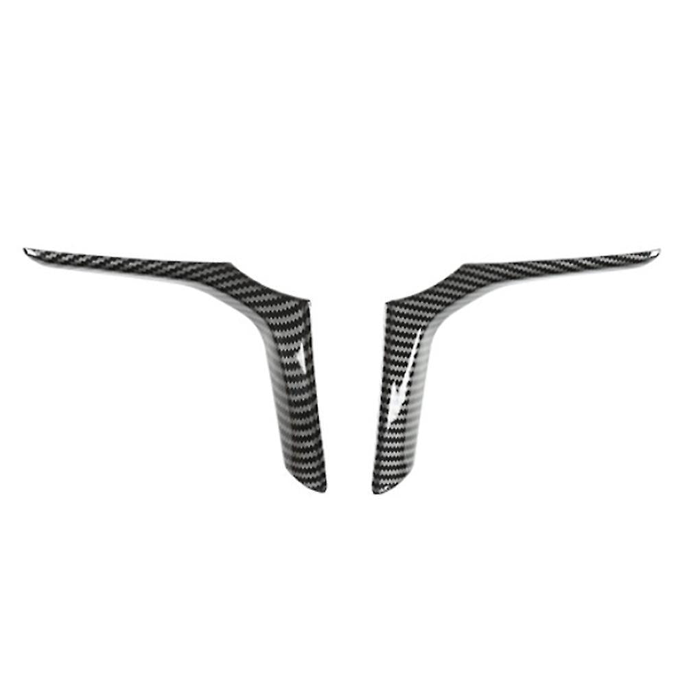 For Bmw 5 Series G30 2018-2022 Carbon Fiber Steering Wheel Cover,2pcs