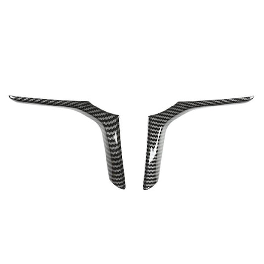 For Bmw 5 Series G30 2018-2022 Carbon Fiber Steering Wheel Cover,2pcs
