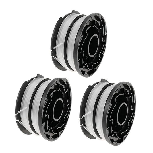 3 Pack String Trimmer Spools for Black+deacker Df-065 Df-065bkp Gh700