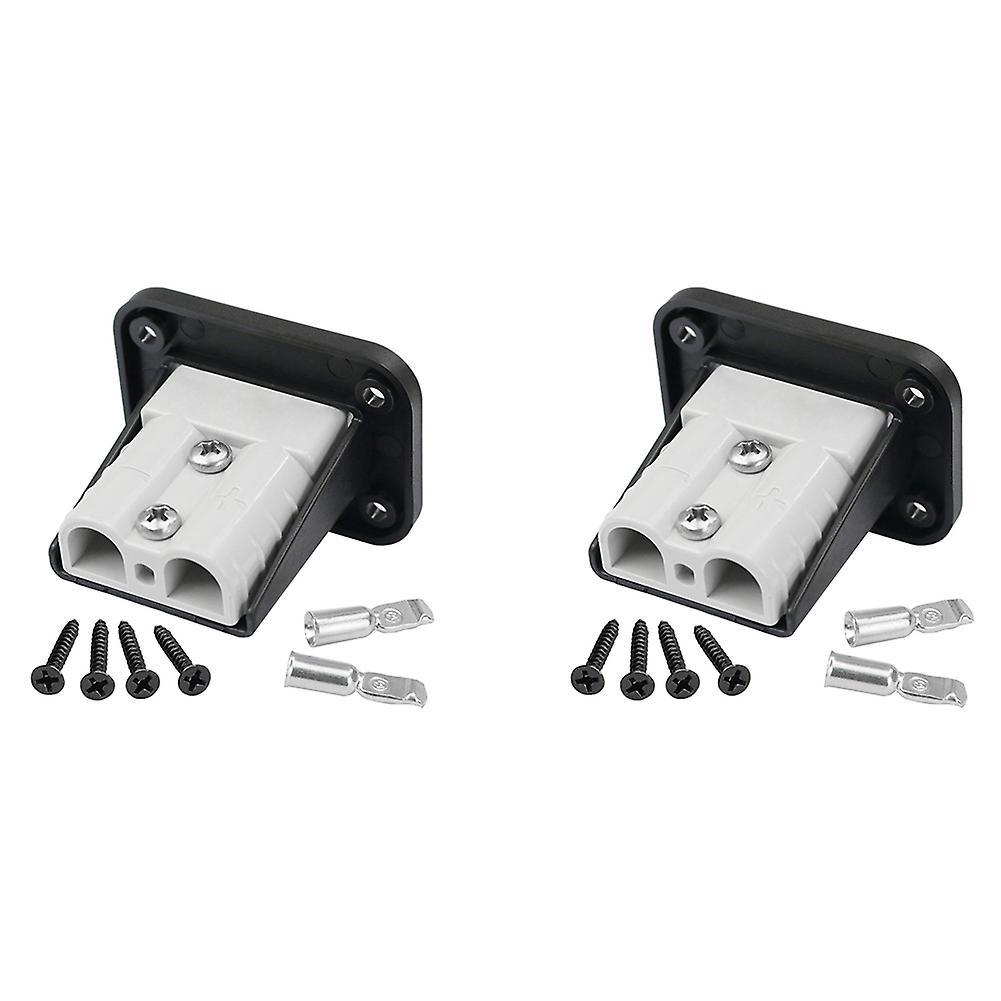 New Flush Mount Anderson Plug 50a Connector Kit Mounting Bracket