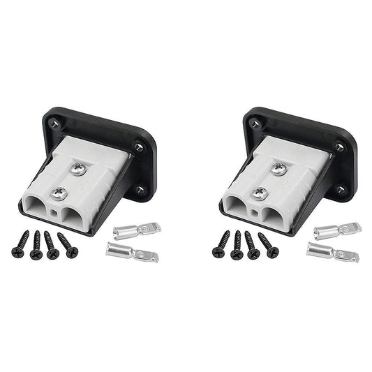 New Flush Mount Anderson Plug 50a Connector Kit Mounting Bracket