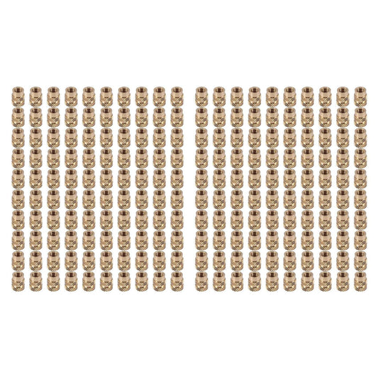 200pcs Thread Knurled Brass Threaded Embedment Nut for 3d Printer