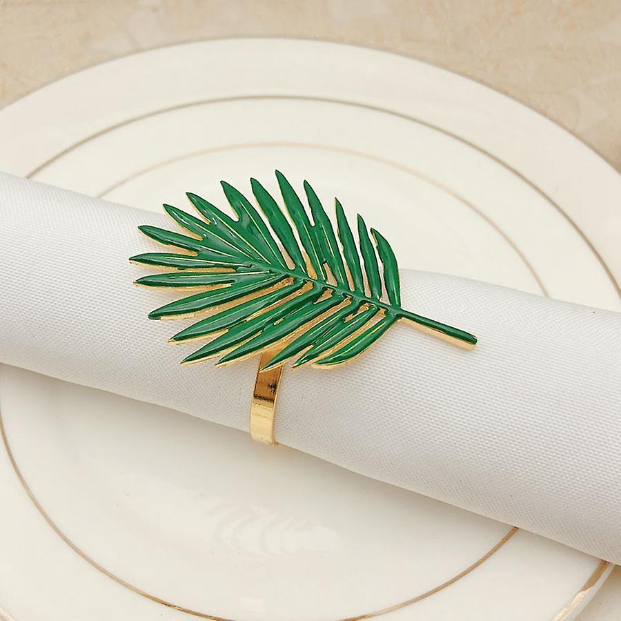 6pcs/lot New Napkin Ring Sunflower Circle Plant Buckle Meal Desktop