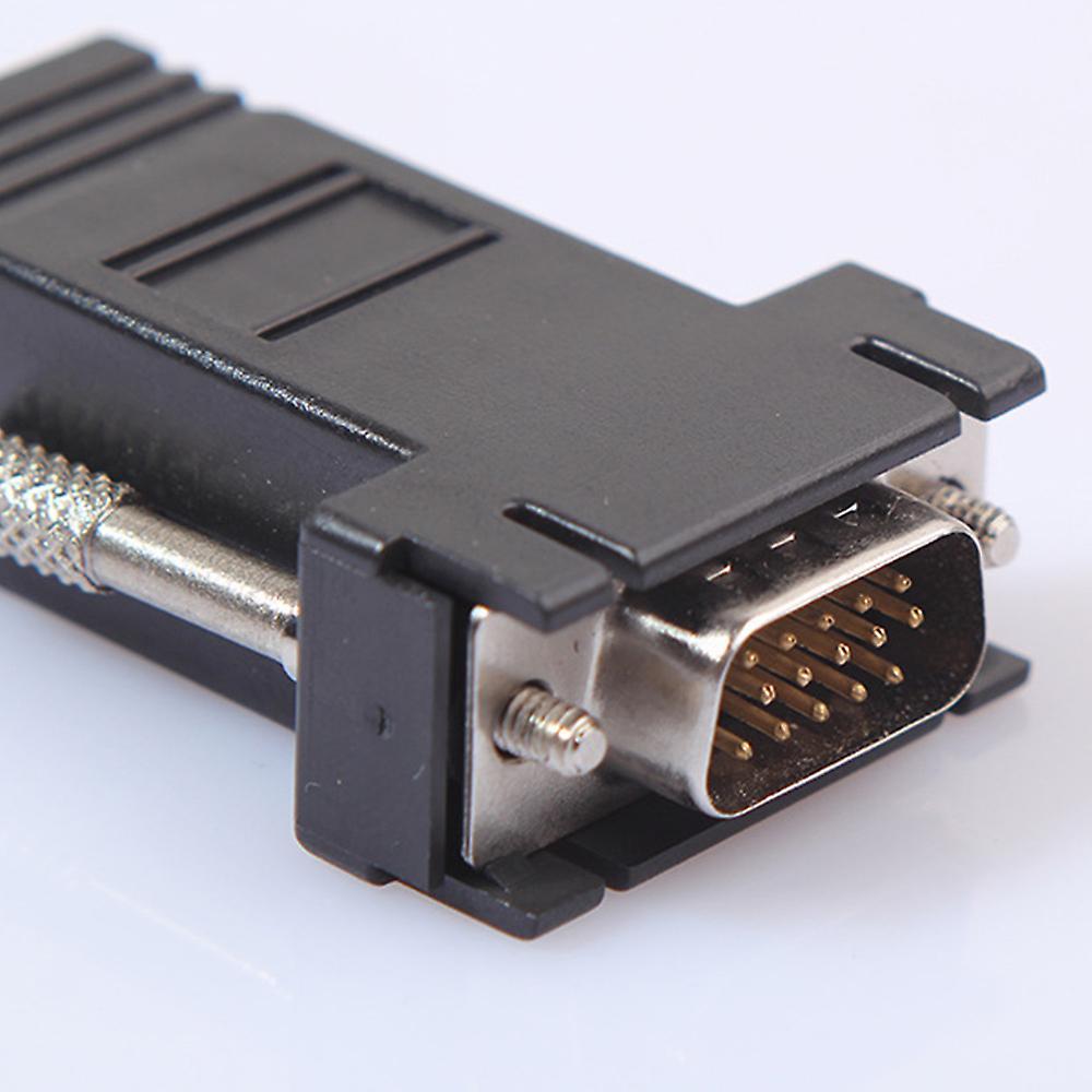 5pcs Rj45 to Vga Male to Lan Cat5 Cat6 Rj45 Network Cable Adapter
