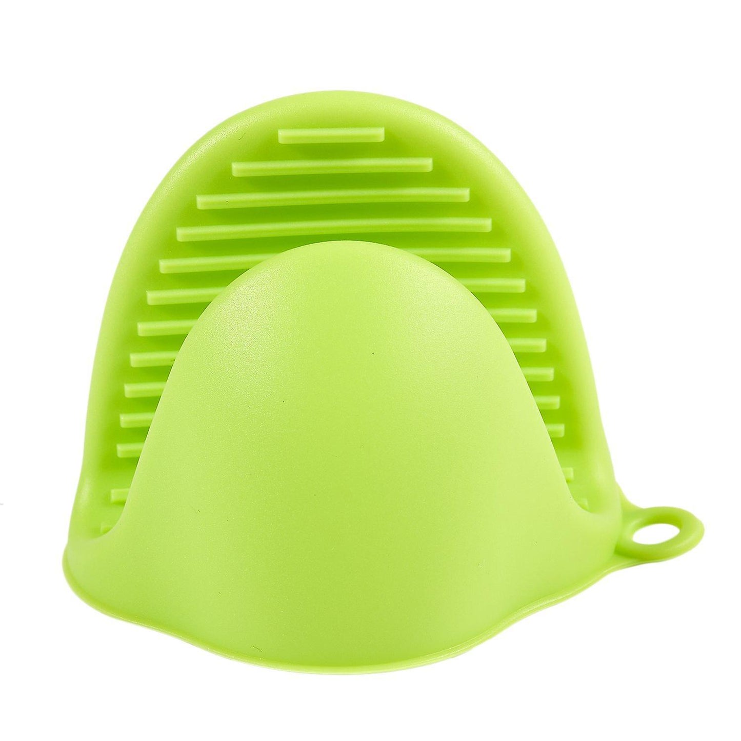 Silicone Heat Insulated Gloves Non-slip Gripper Pot Holdergreen