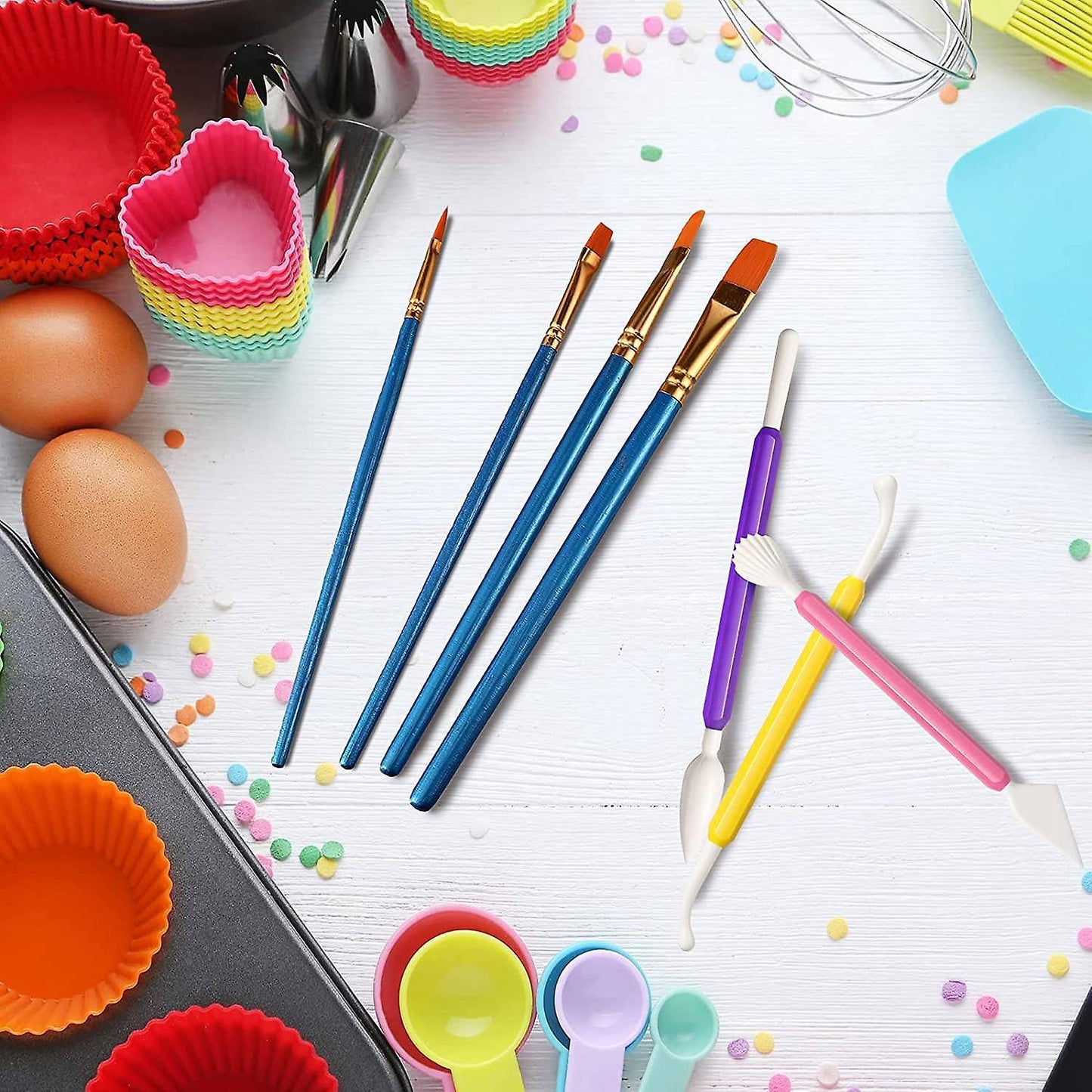 24 Pcs Cookie Decorating Kit Fondant Cake Decorating Tool Include