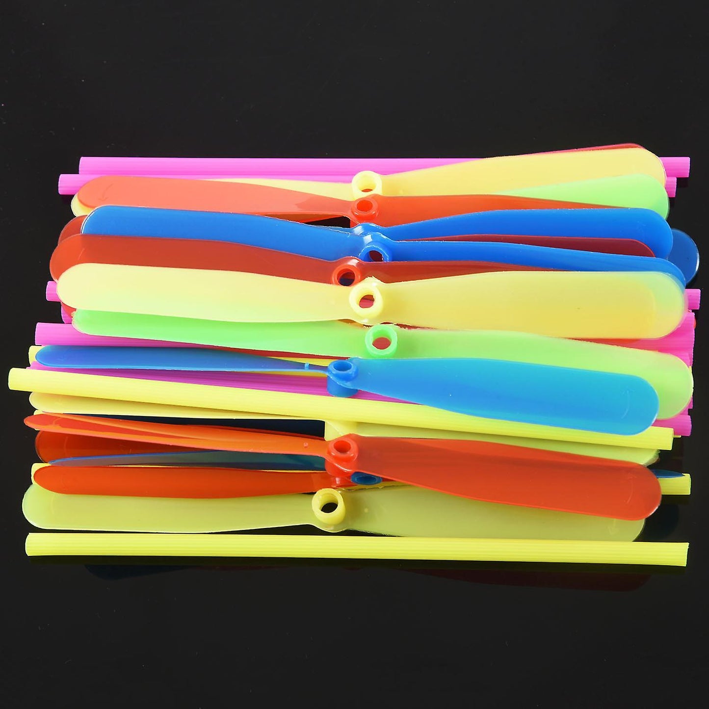 24pcs Plastic Dragonfly Assortment A Whirl Mini Helicopter Kids Toy